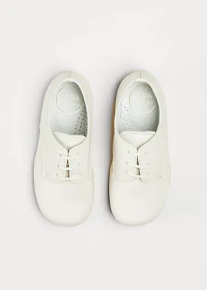 Boy's Ivory leather celebration shoes (20-34EU)