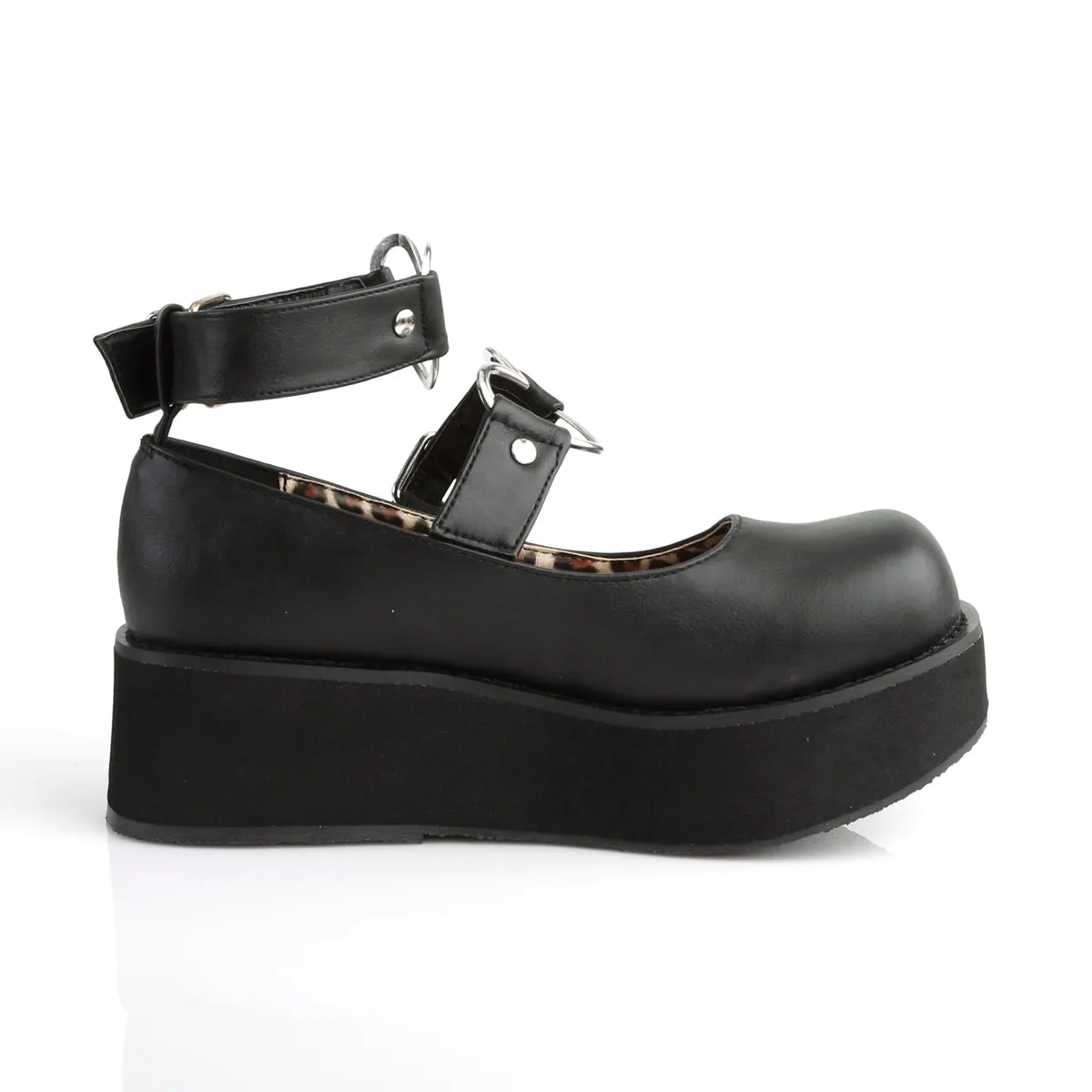 2 Inch Platform SPRITE-02 Black Pu