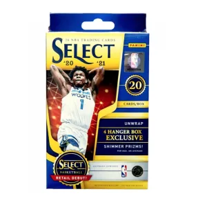 2020-21 Panini Select Basketball Hanger Box (Shimmer Prizms)