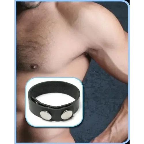 3 Snap Leather Cock Ring