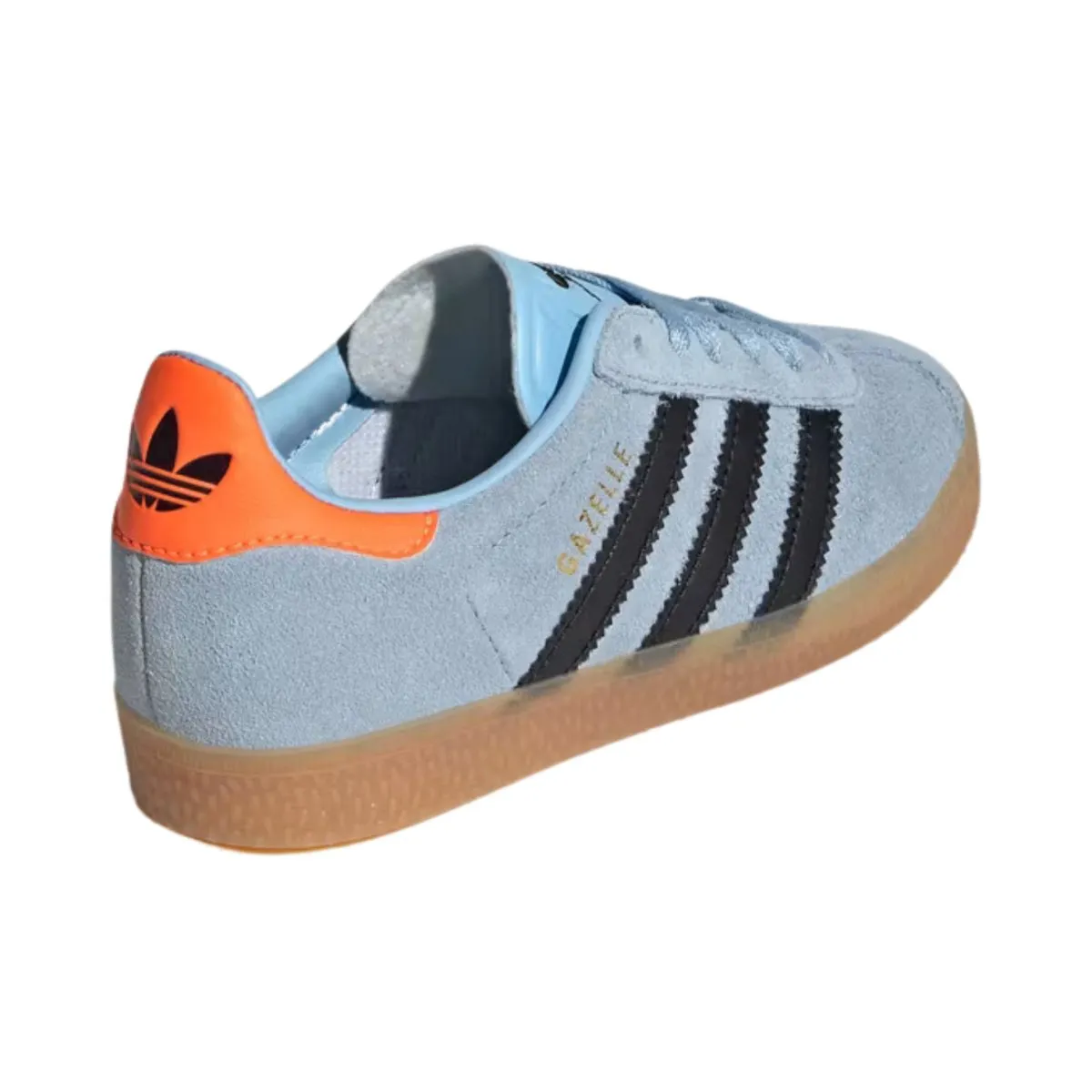 Adidas Girl's (Preschool) Gazelle Clear Sky/Core Black/Solar Orange