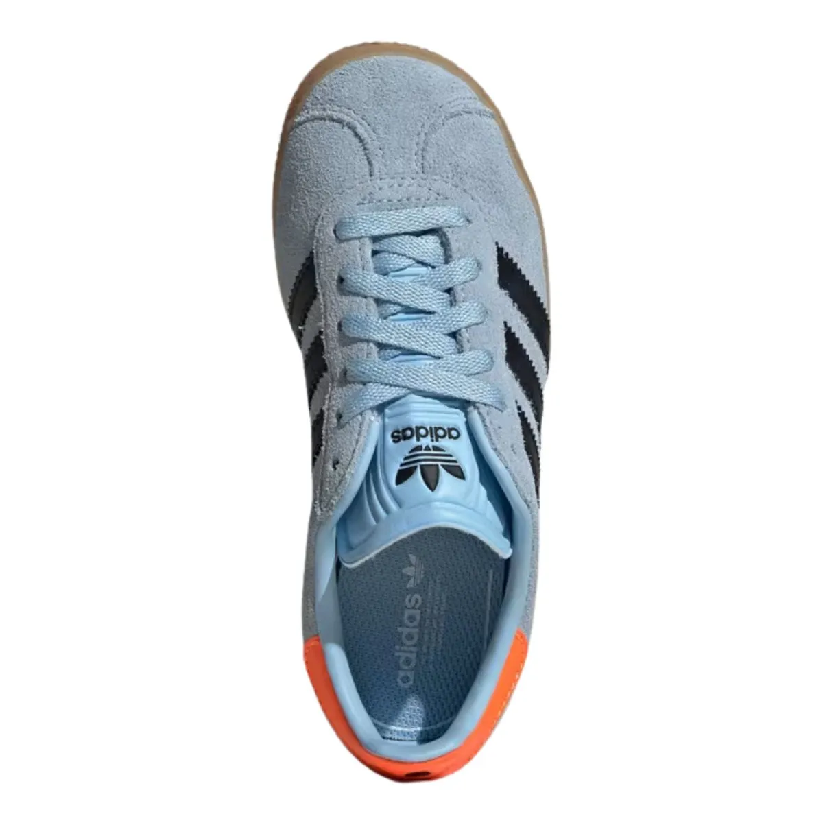 Adidas Girl's (Preschool) Gazelle Clear Sky/Core Black/Solar Orange