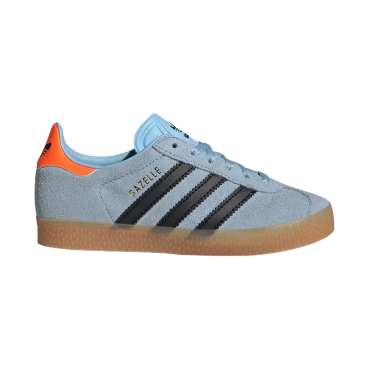 Adidas Girl's (Preschool) Gazelle Clear Sky/Core Black/Solar Orange