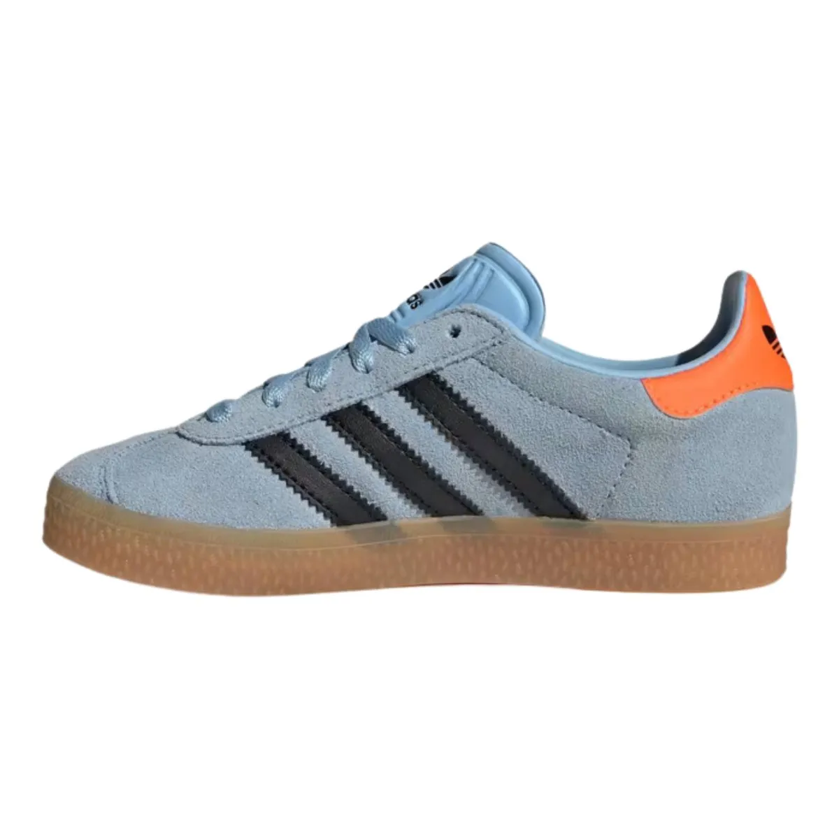 Adidas Girl's (Preschool) Gazelle Clear Sky/Core Black/Solar Orange