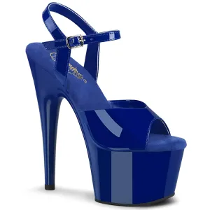 ADORE-709 Blue Ankle Peep Toe High Heel