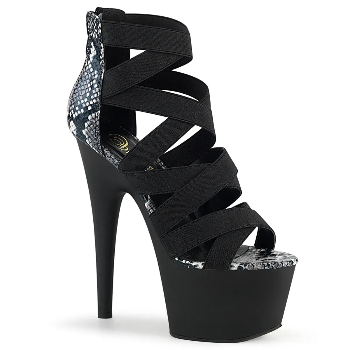 ADORE-748SP Snake Print Strappy Sexy Shoes