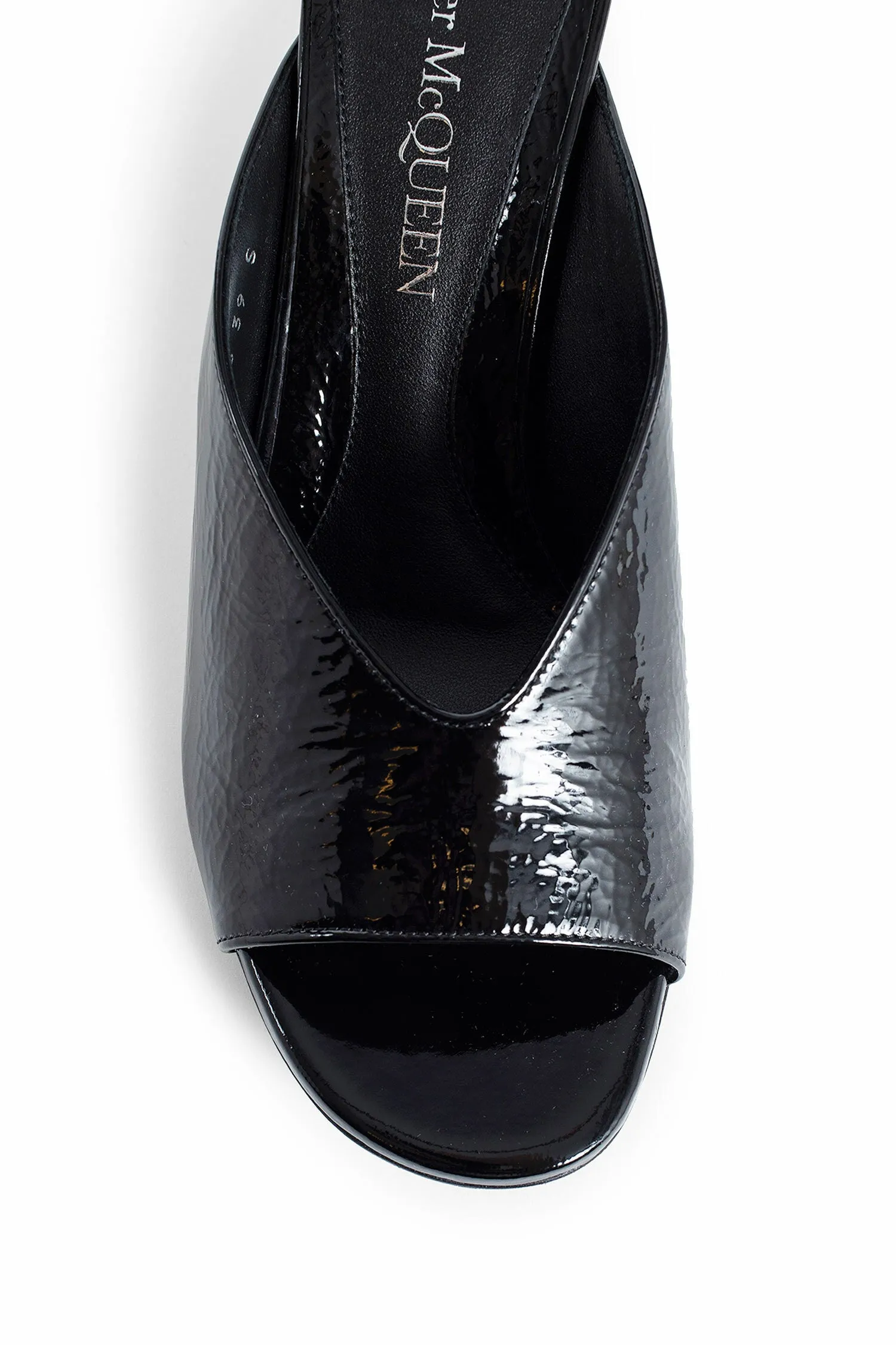 ALEXANDER MCQUEEN WOMAN BLACK MULES