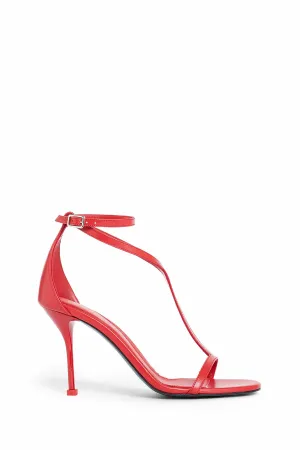 ALEXANDER MCQUEEN WOMAN RED SANDALS & SLIDES