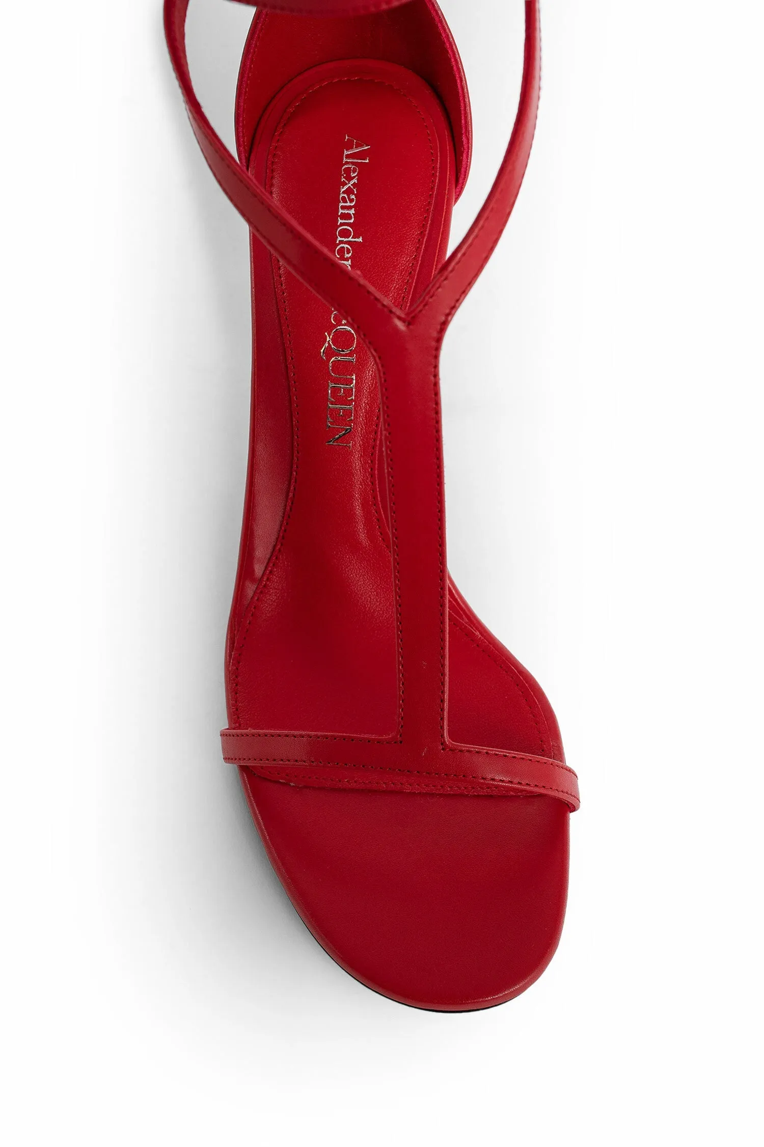 ALEXANDER MCQUEEN WOMAN RED SANDALS & SLIDES