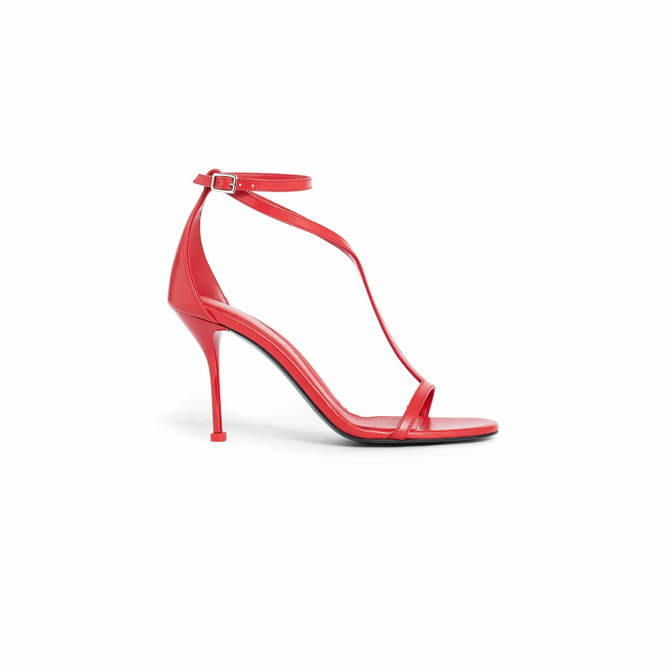 ALEXANDER MCQUEEN WOMAN RED SANDALS & SLIDES