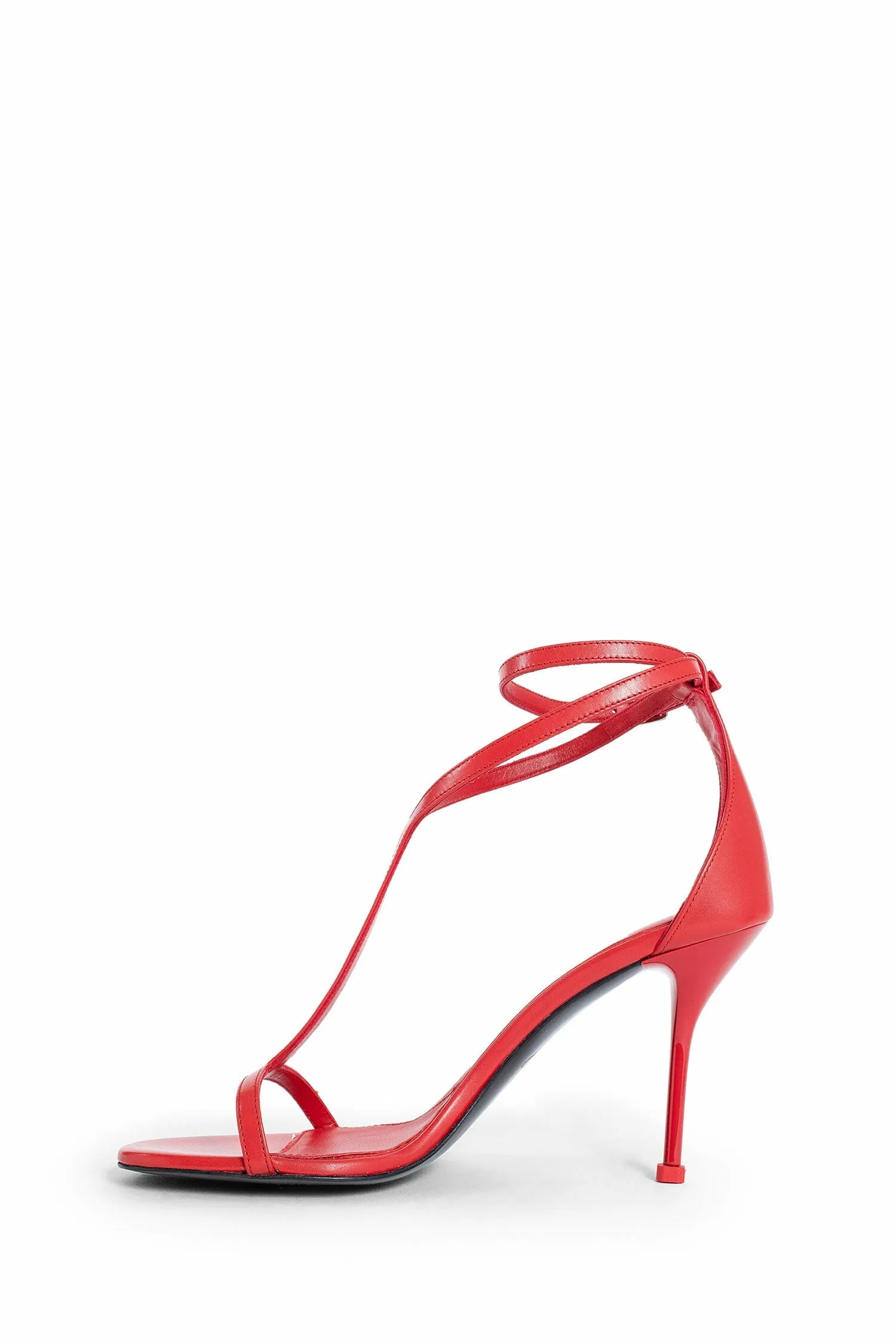 ALEXANDER MCQUEEN WOMAN RED SANDALS & SLIDES