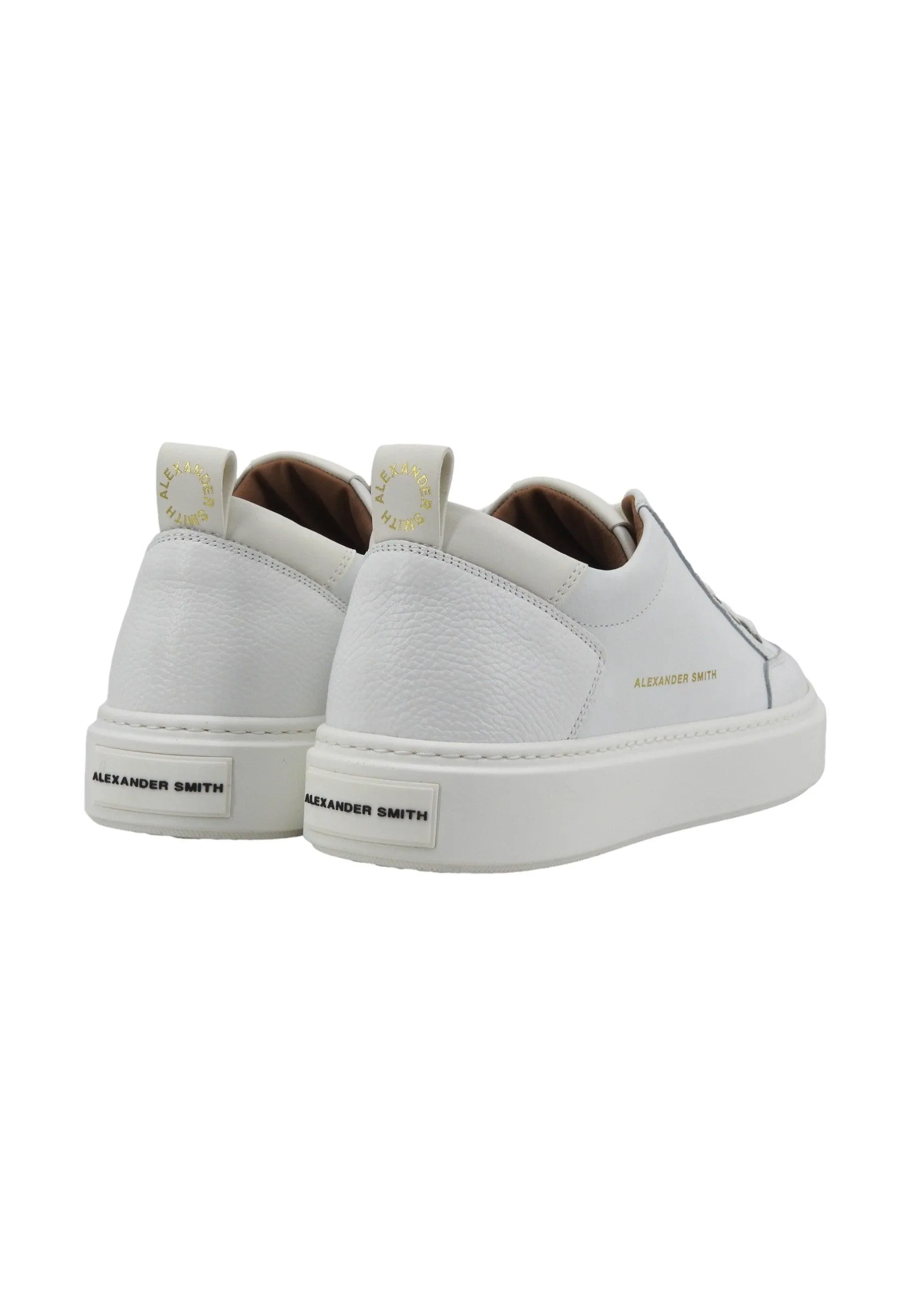 ALEXANDER SMITH Bond Sneaker Uomo Total White BDM3303