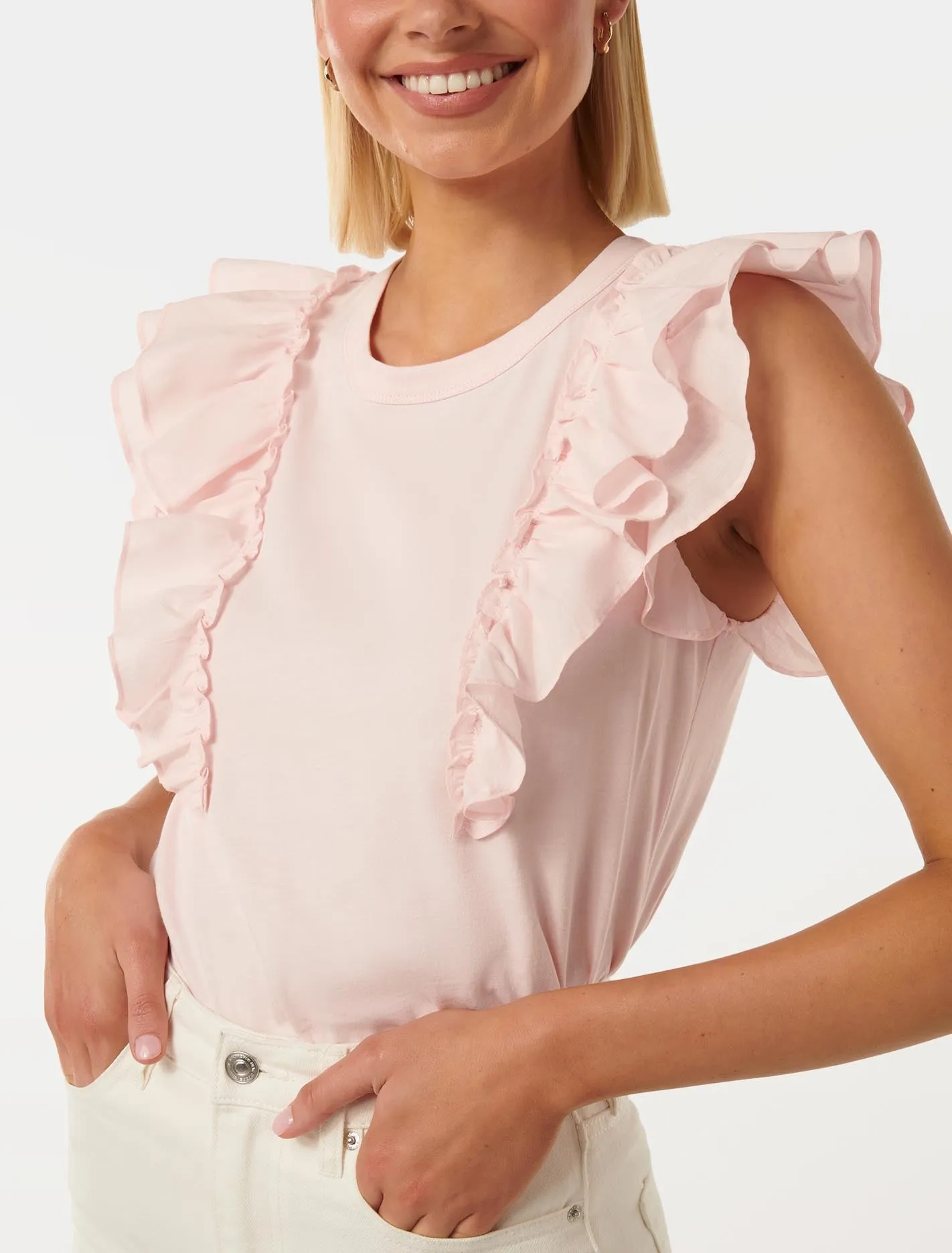 Alice Ruffle Sleeve T-Shirt