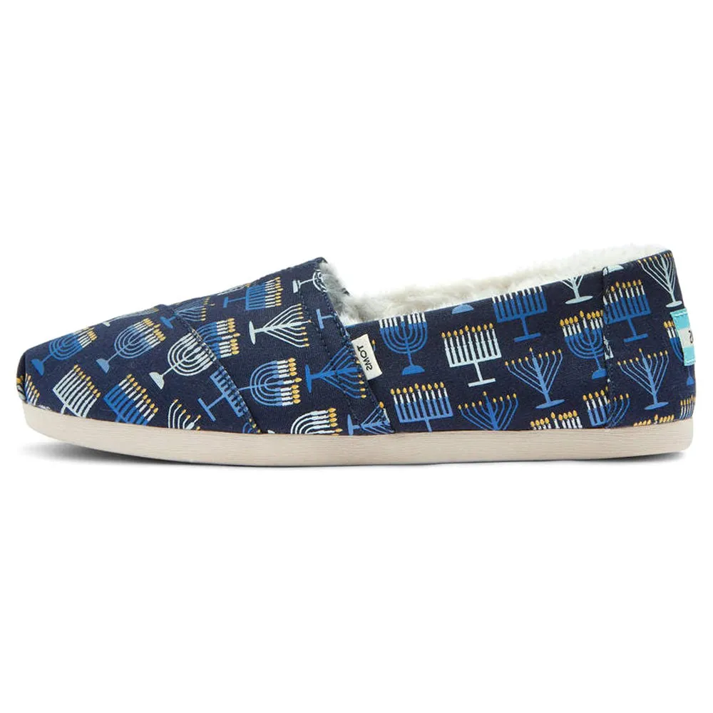 Alpargata Cozy Menorah Graphic Slip On Flats