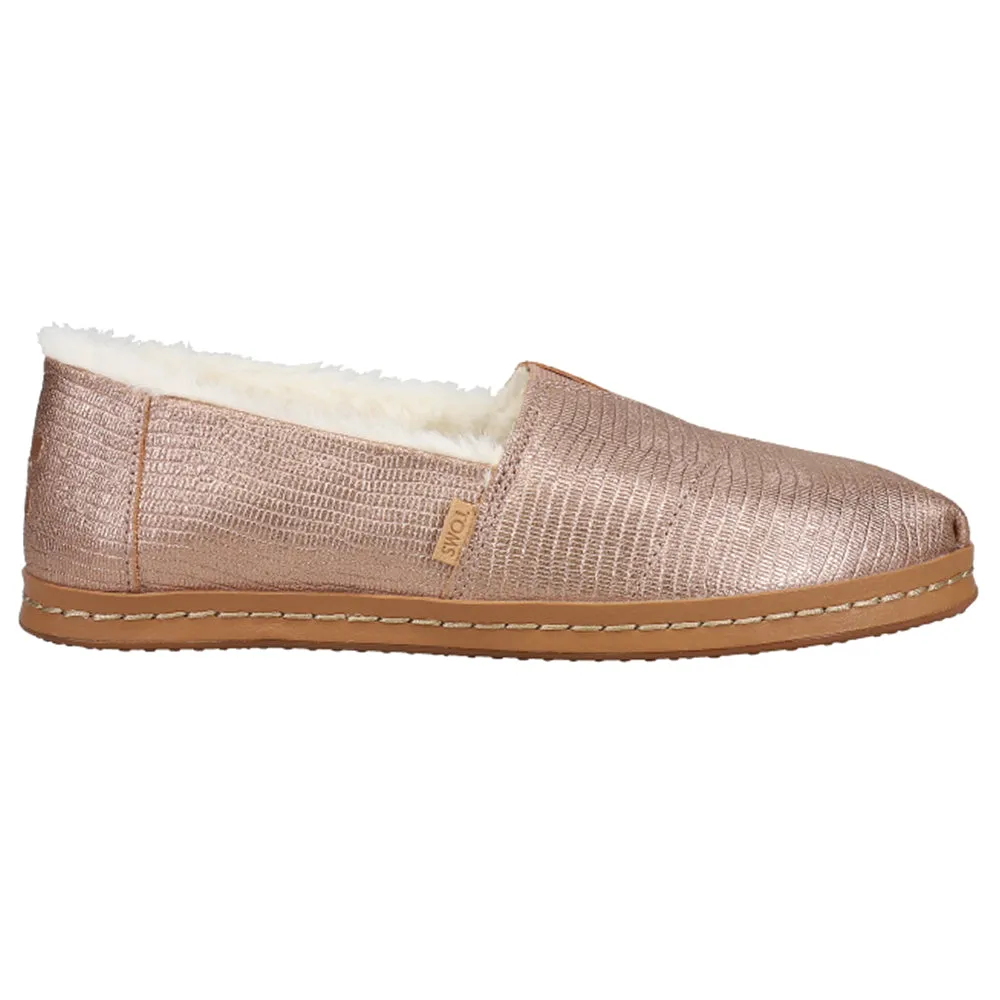 Alpargata Leather Slip On Flats