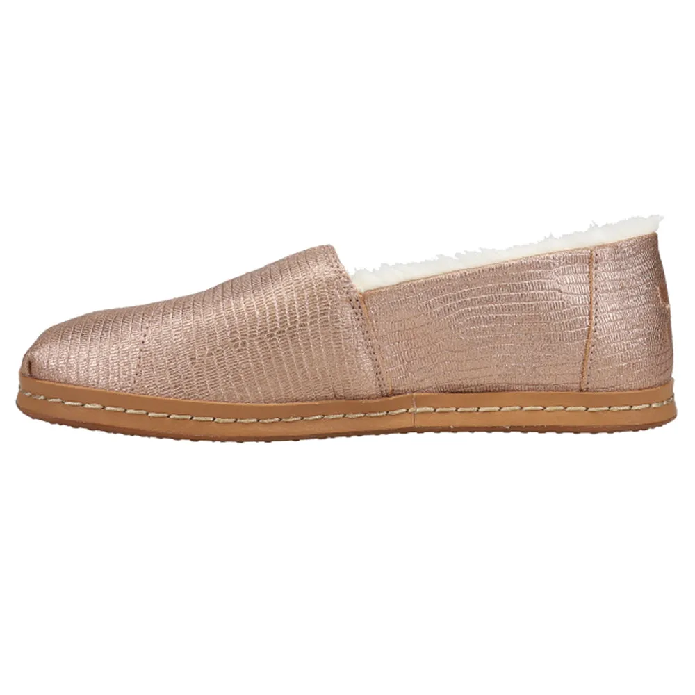 Alpargata Leather Slip On Flats