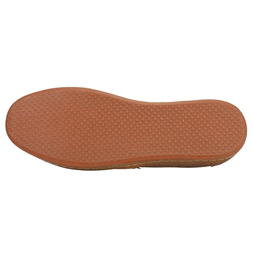 Alpargata Leather Slip On Flats