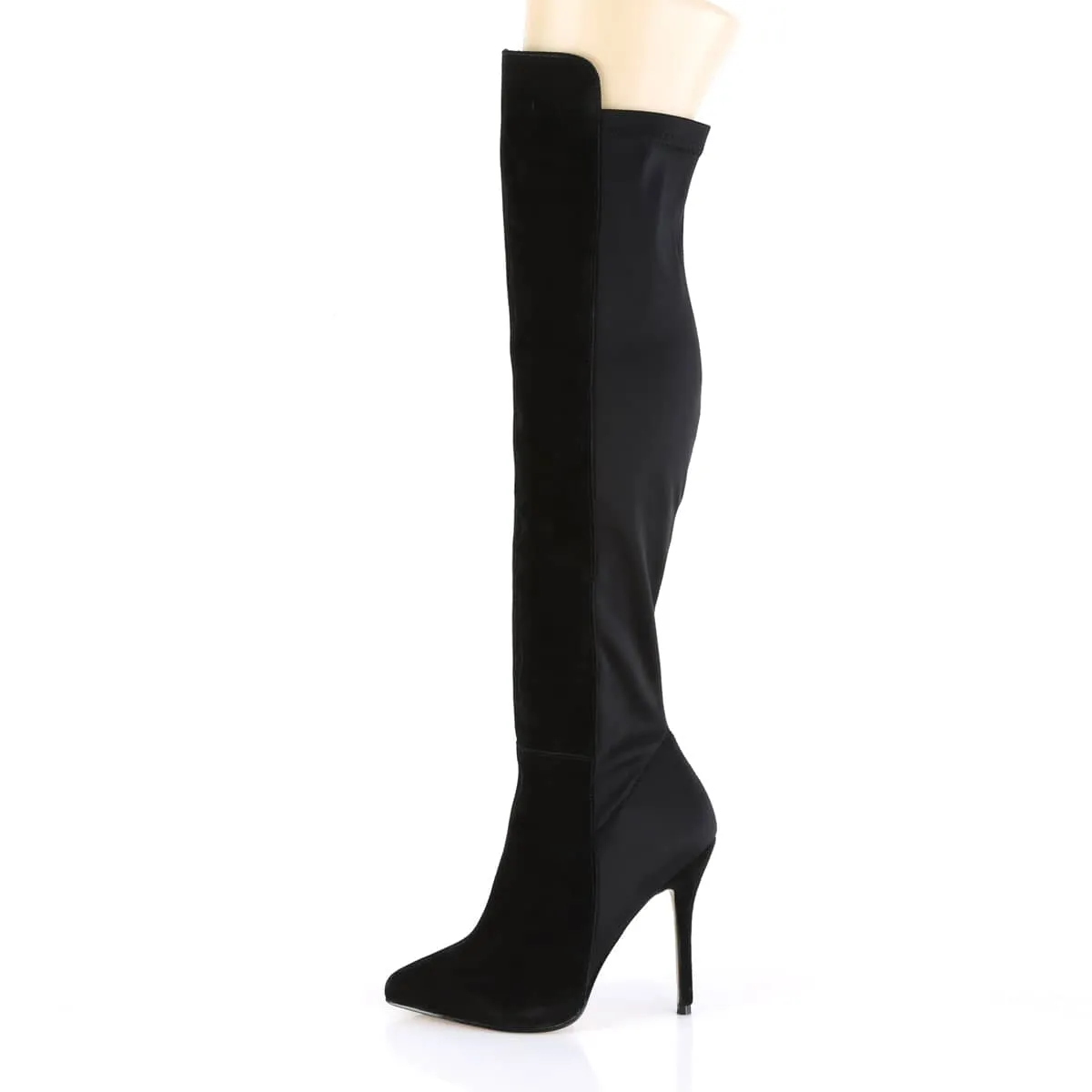 AMUSE-2018 Black Knee High Boots