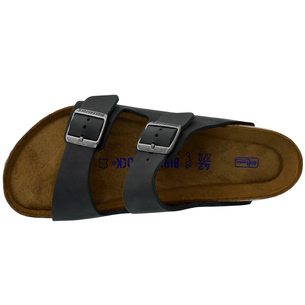 Arizona Soft Footbed Oiled Leather Footbed Sandals