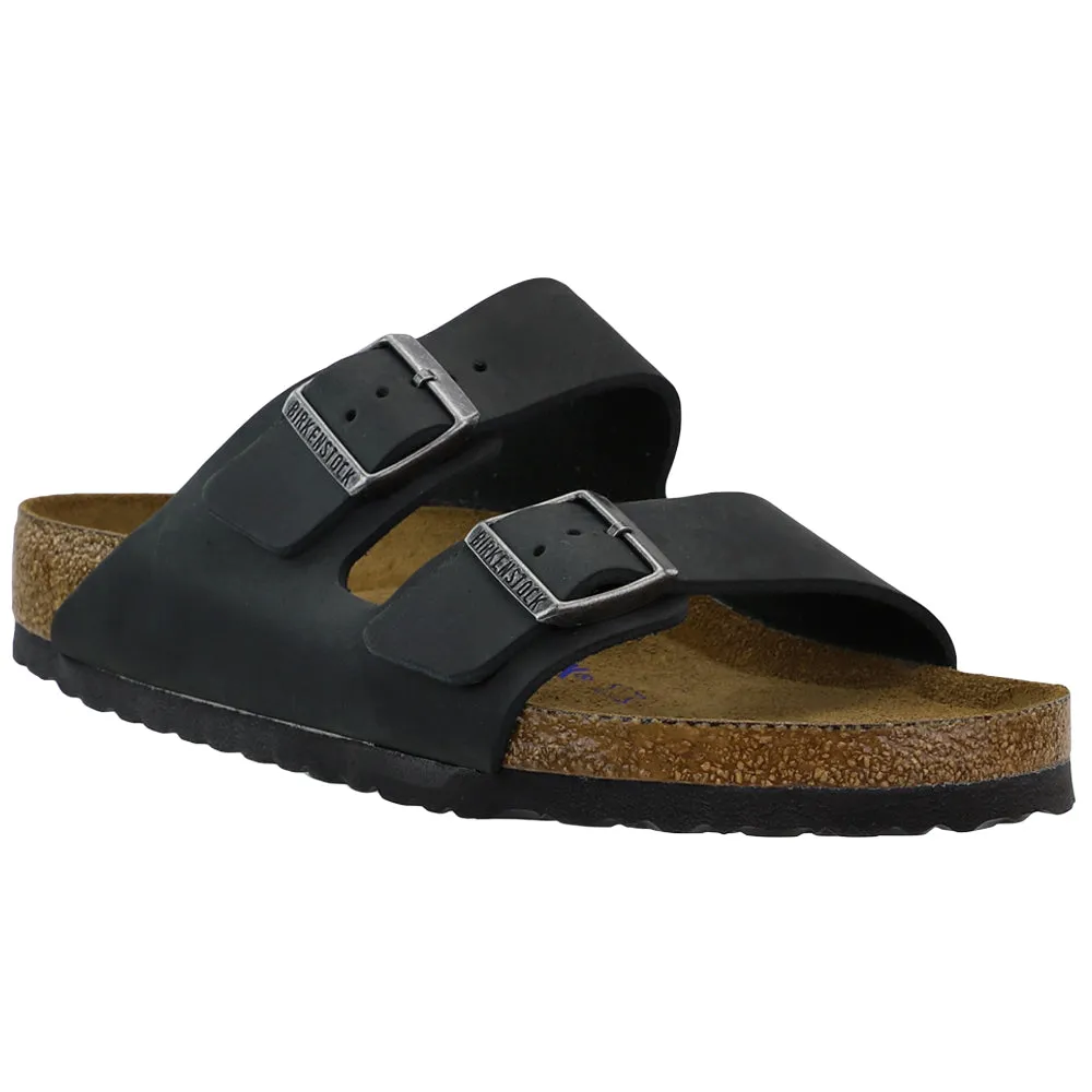 Arizona Soft Footbed Oiled Leather Footbed Sandals