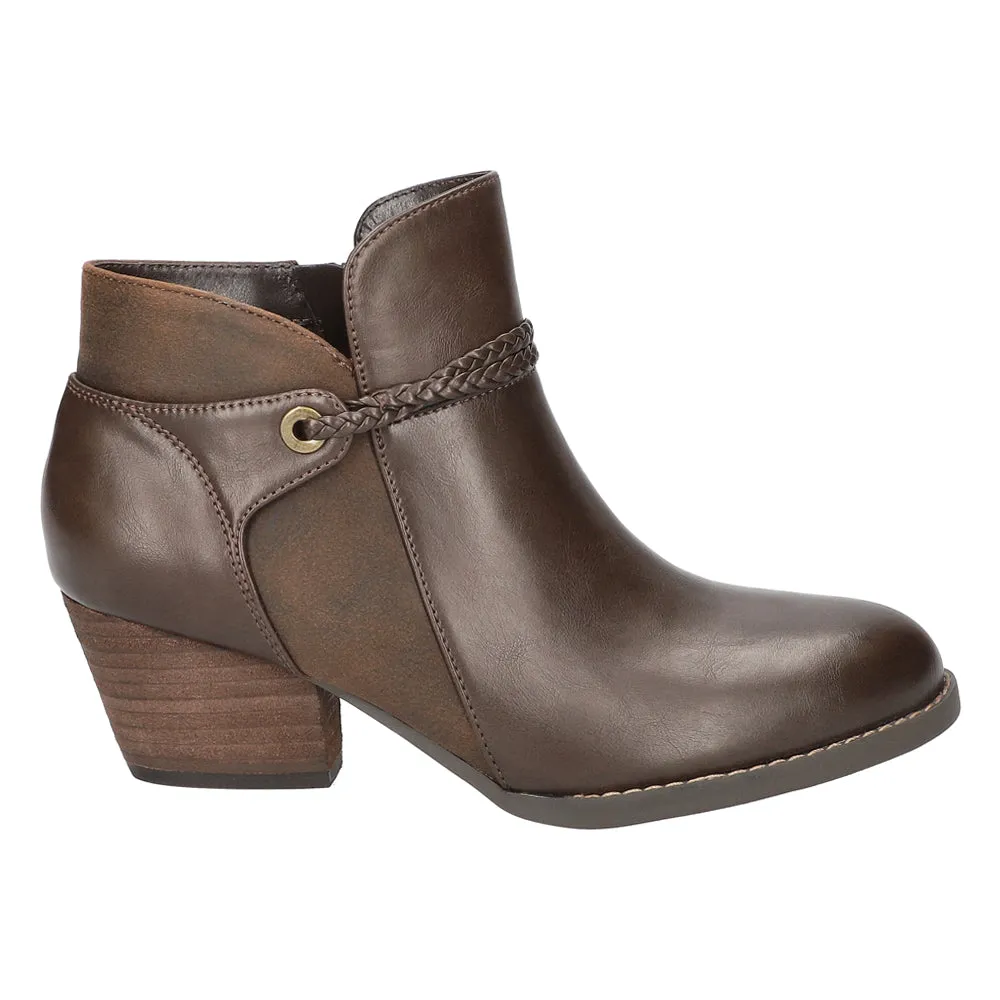 Audrina Round Toe Zippered Booties