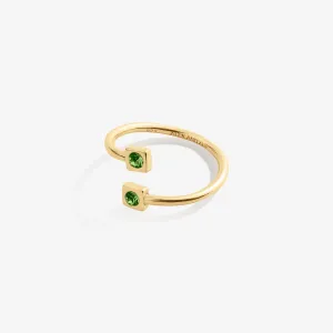 August Birthstone Peridot Ring Wrap