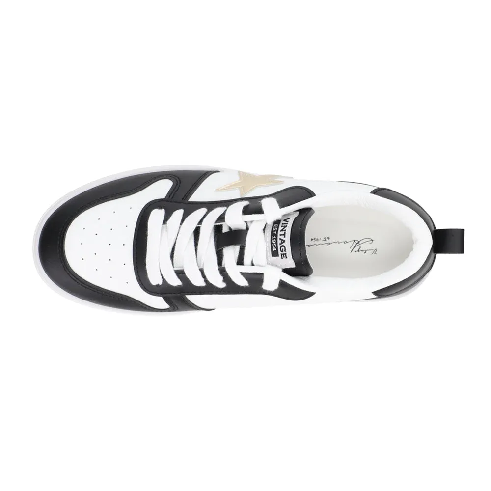 Aura Metallic Platform Lace Up Sneakers