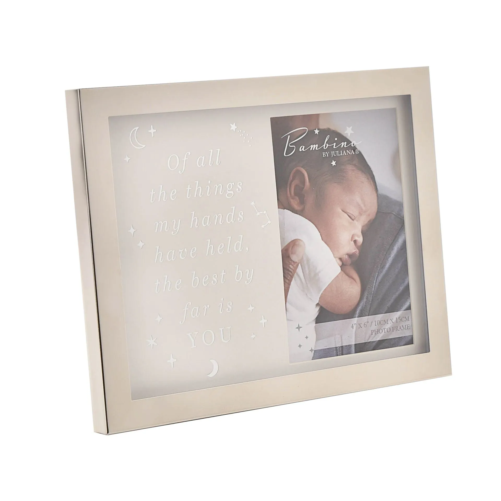 BAMBINO METAL PLATED OF ALL THE THINGS PHOTO FRAME 4" X 6"