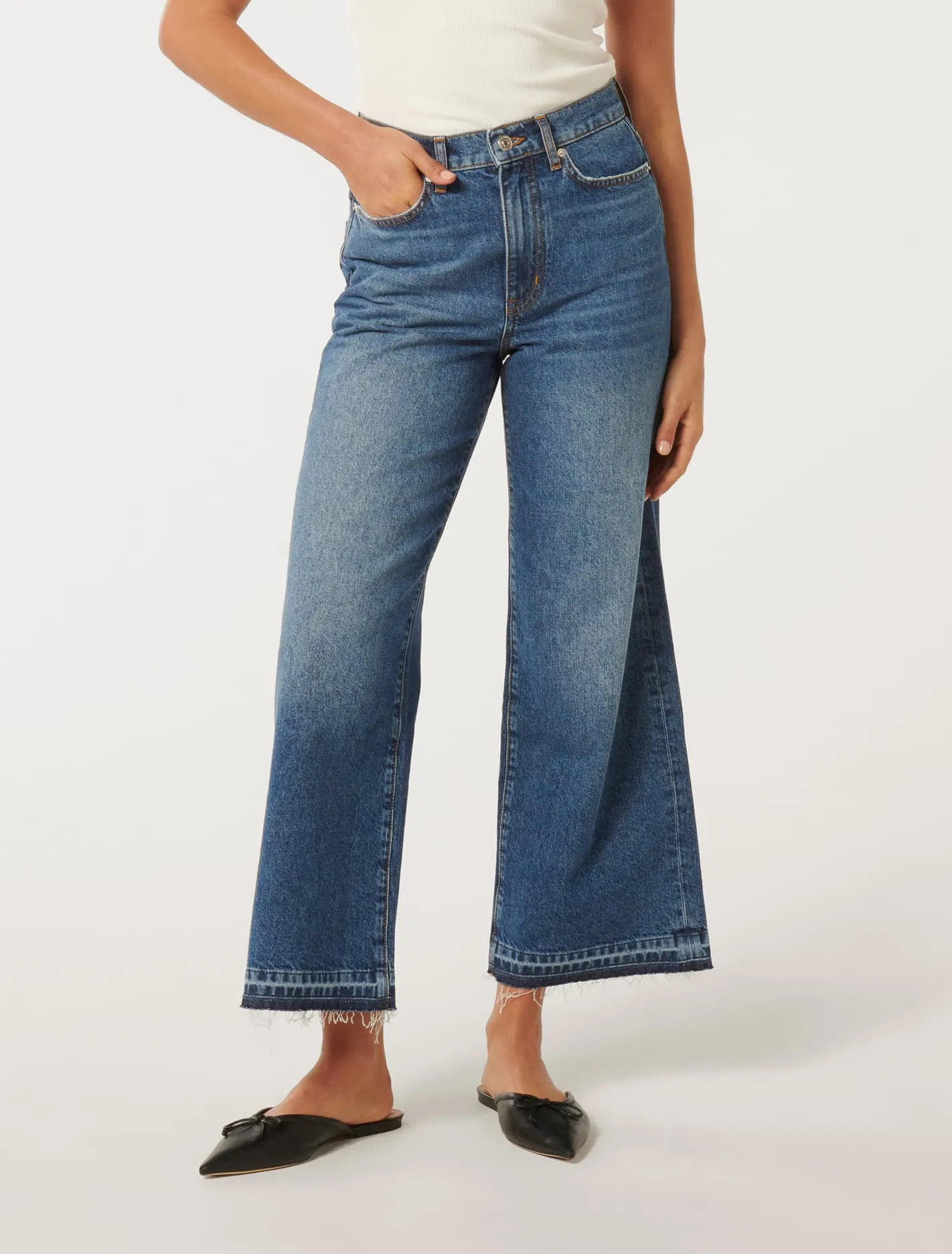 Bea Wide Leg Crop Jeans