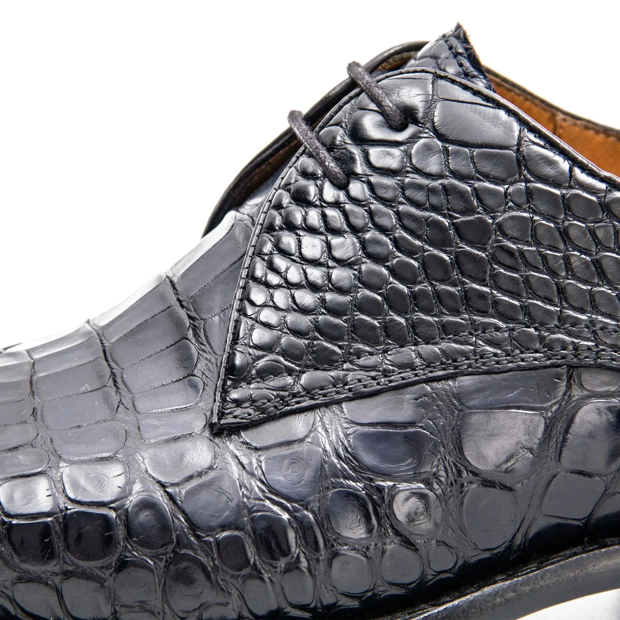 Black Nile Crocodile Dress Shoes