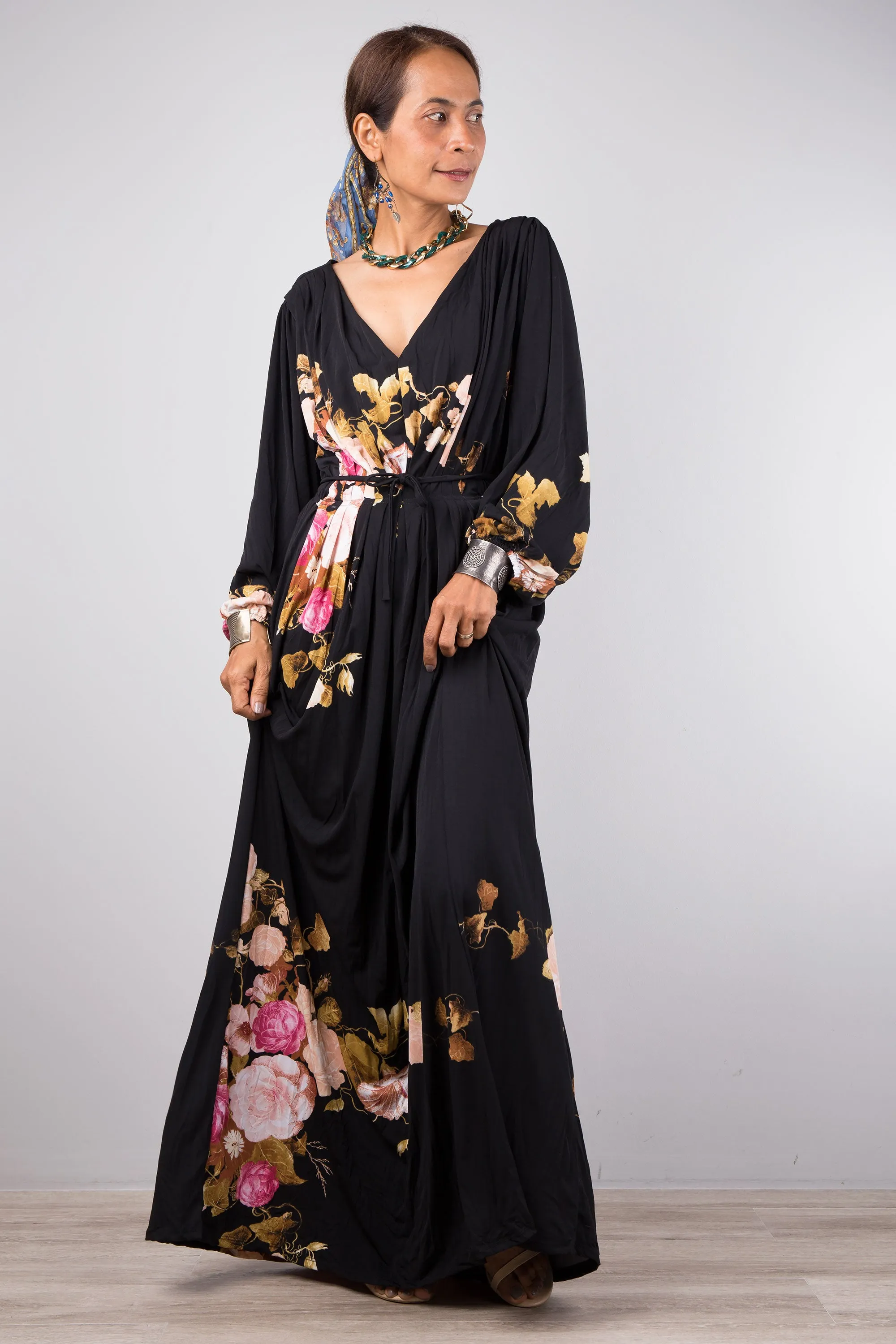 Boho chic maxi dress