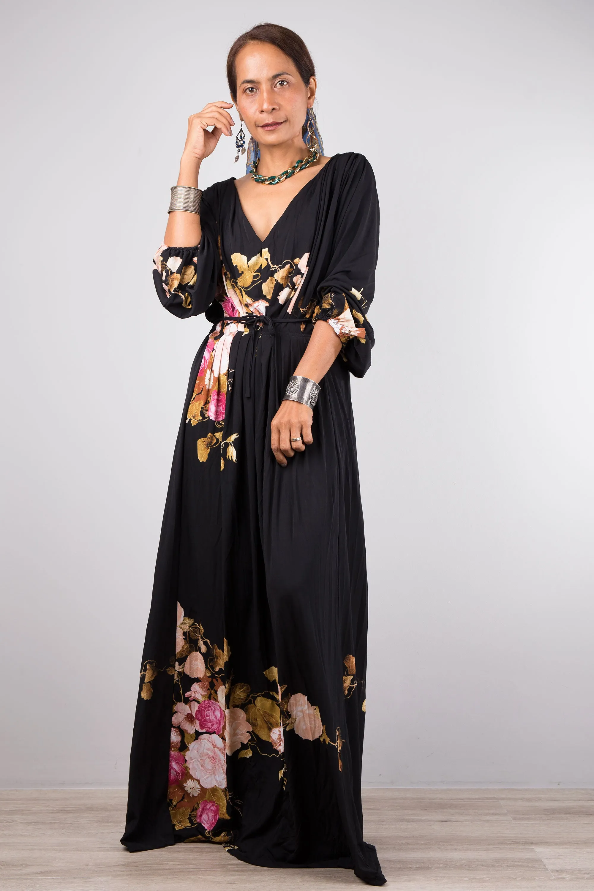 Boho chic maxi dress