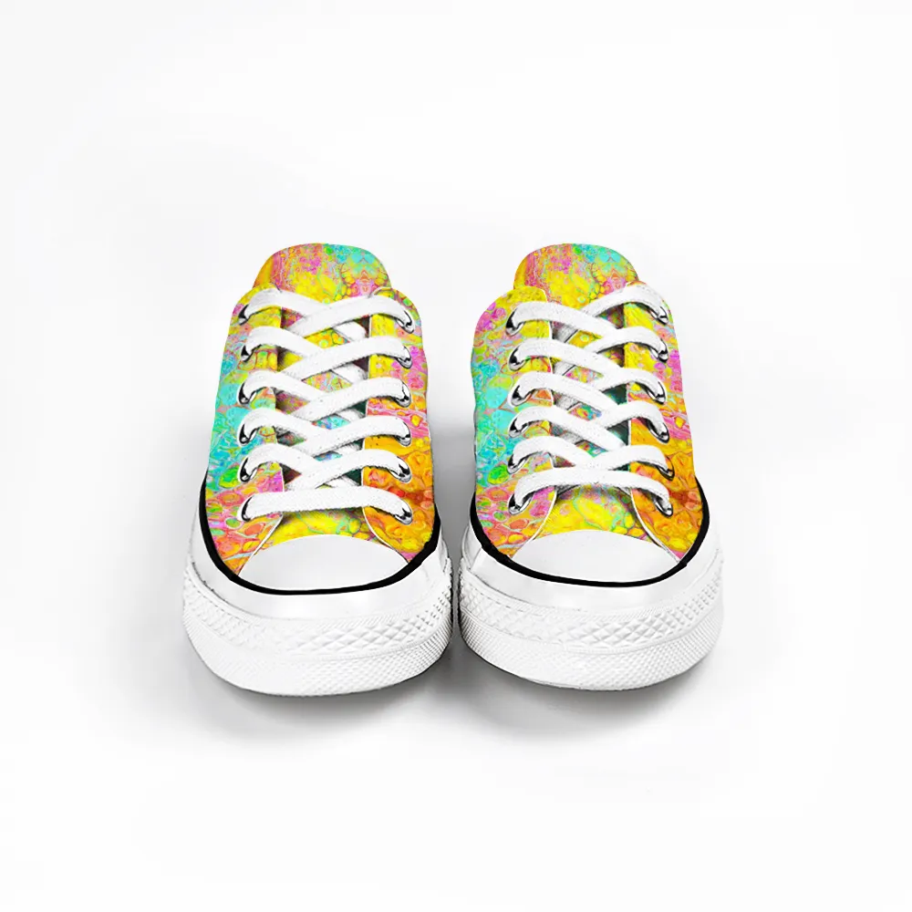 Colorful Collection - Classic Unisex Low Top Canvas Sneakers