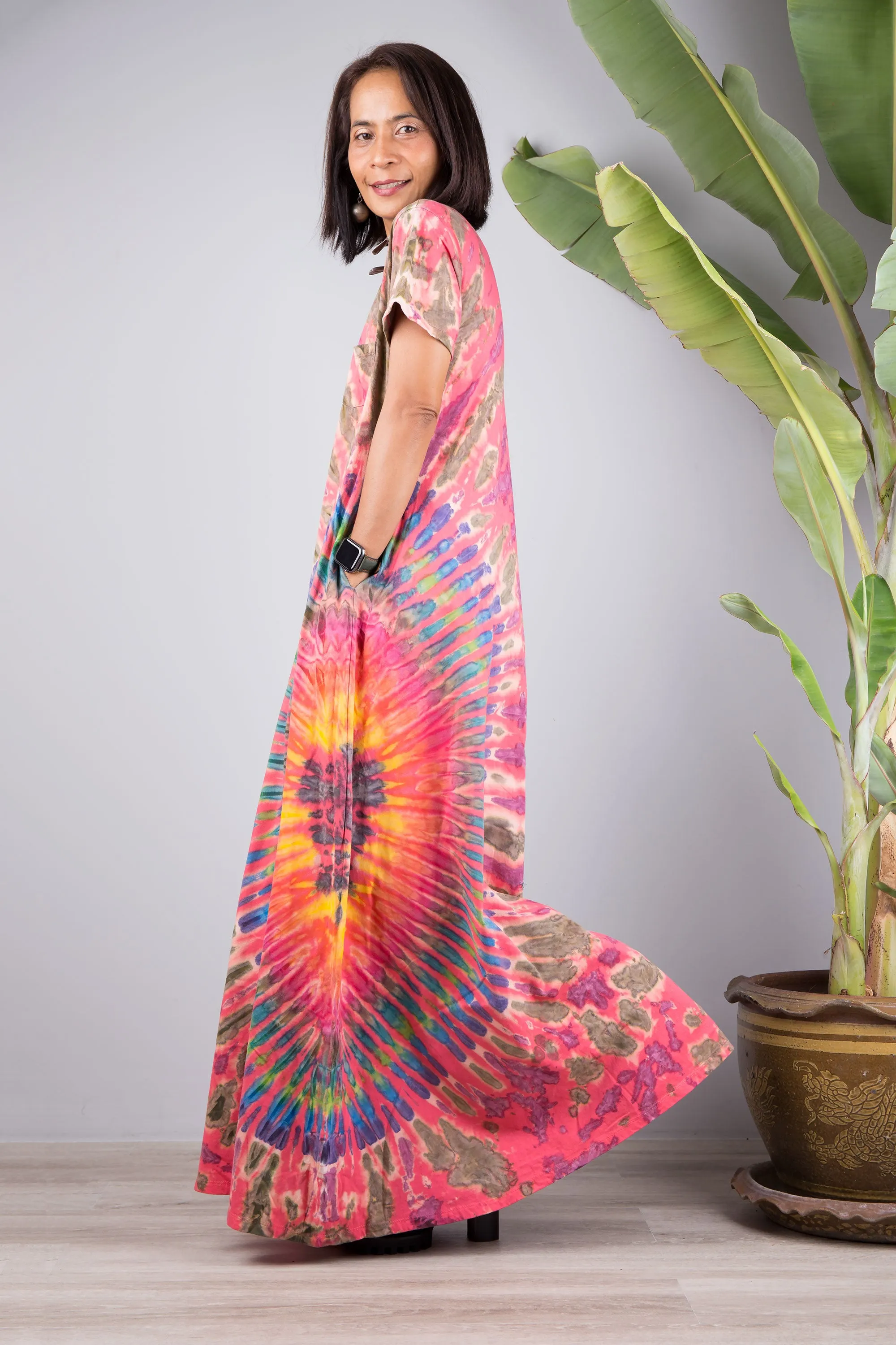 Cotton Tie dye dress