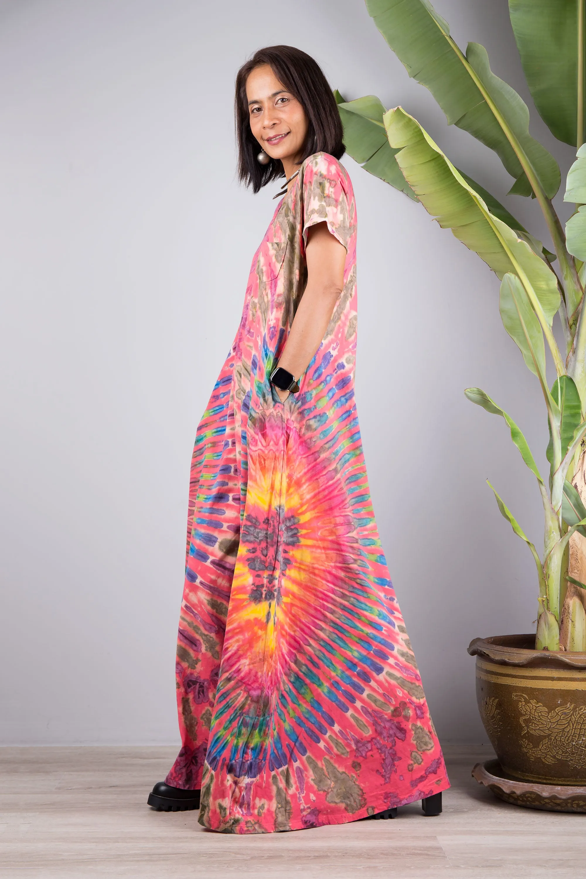 Cotton Tie dye dress