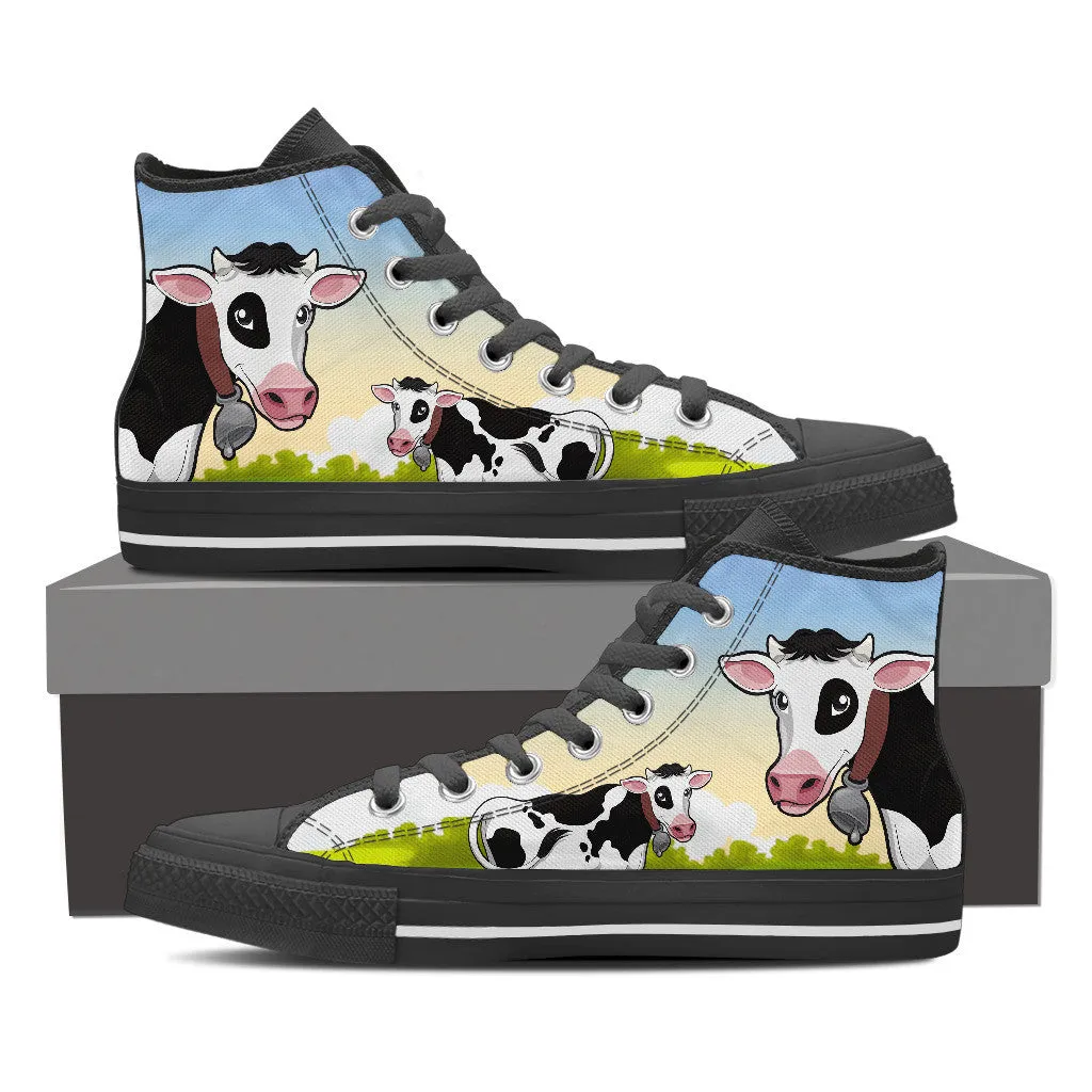 COW LOVERS HIGH-TOP SHOES WOMEN - FREE SHIPPING WORLDWIDE