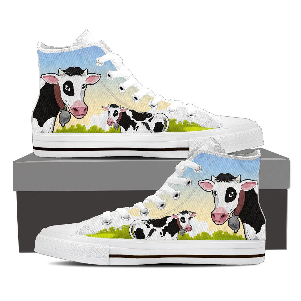 COW LOVERS HIGH-TOP SHOES WOMEN - FREE SHIPPING WORLDWIDE