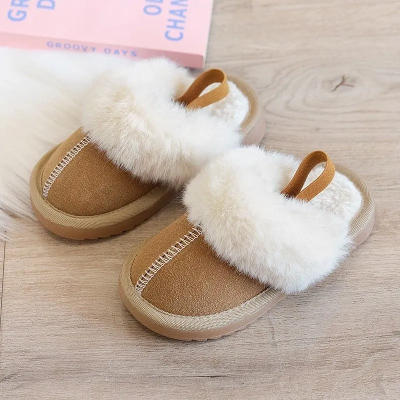 Cozy Faux Fur Slippers with Anti-Slip Sole