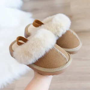 Cozy Faux Fur Slippers with Anti-Slip Sole