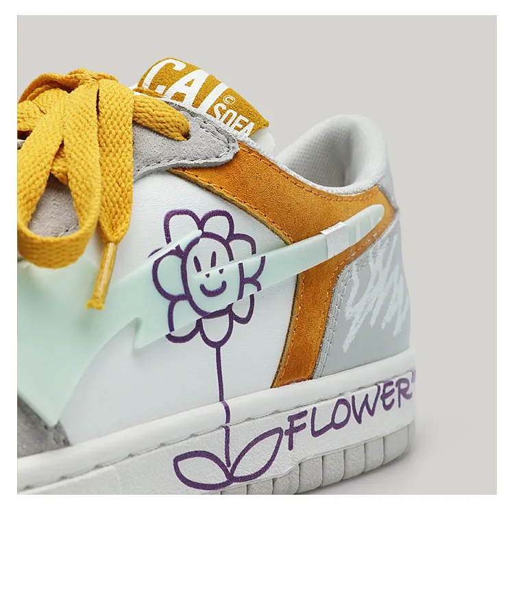 Daisy-100 Flat Sneakers