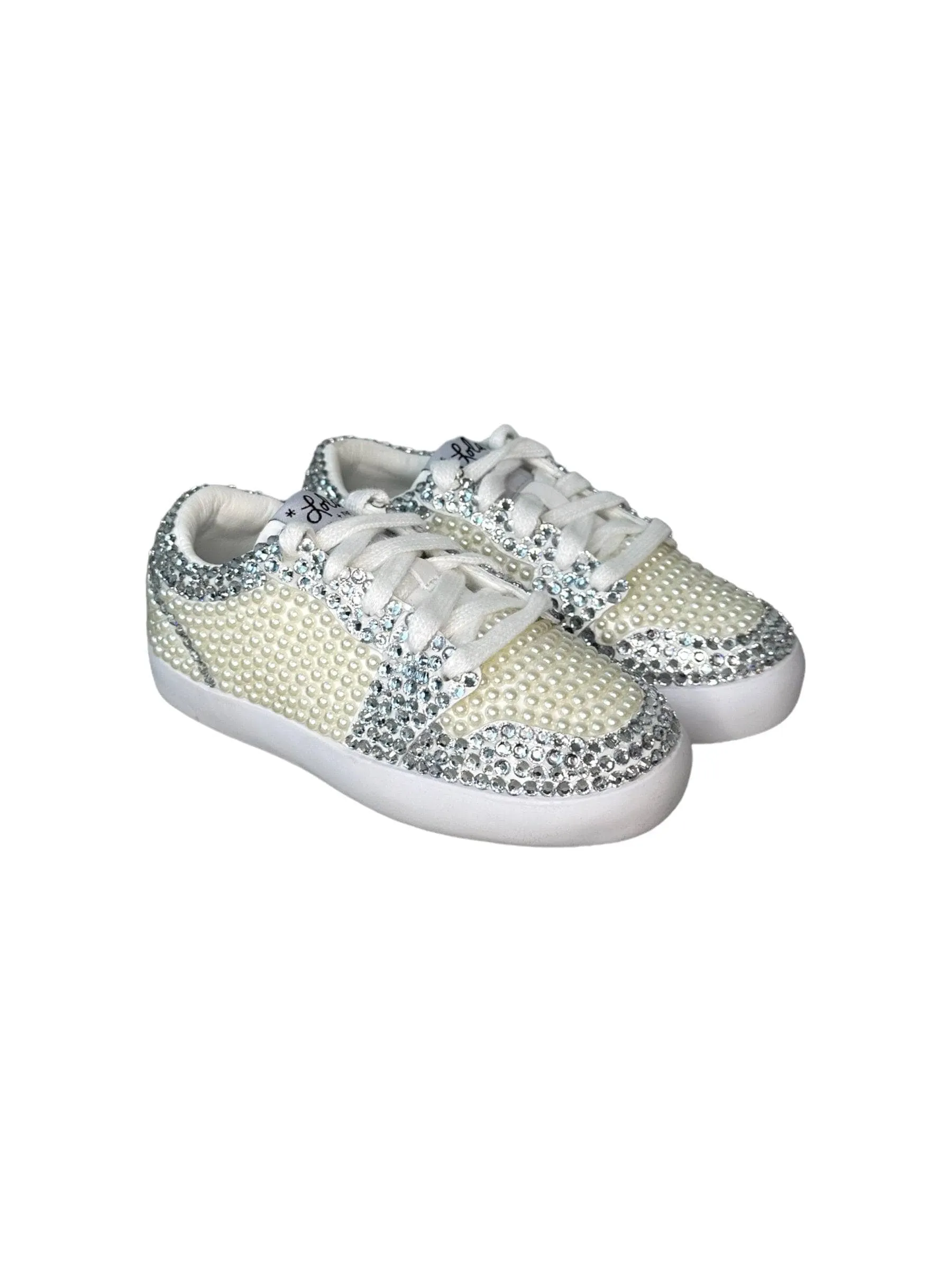 Diamonds and Pearls White Sneakers