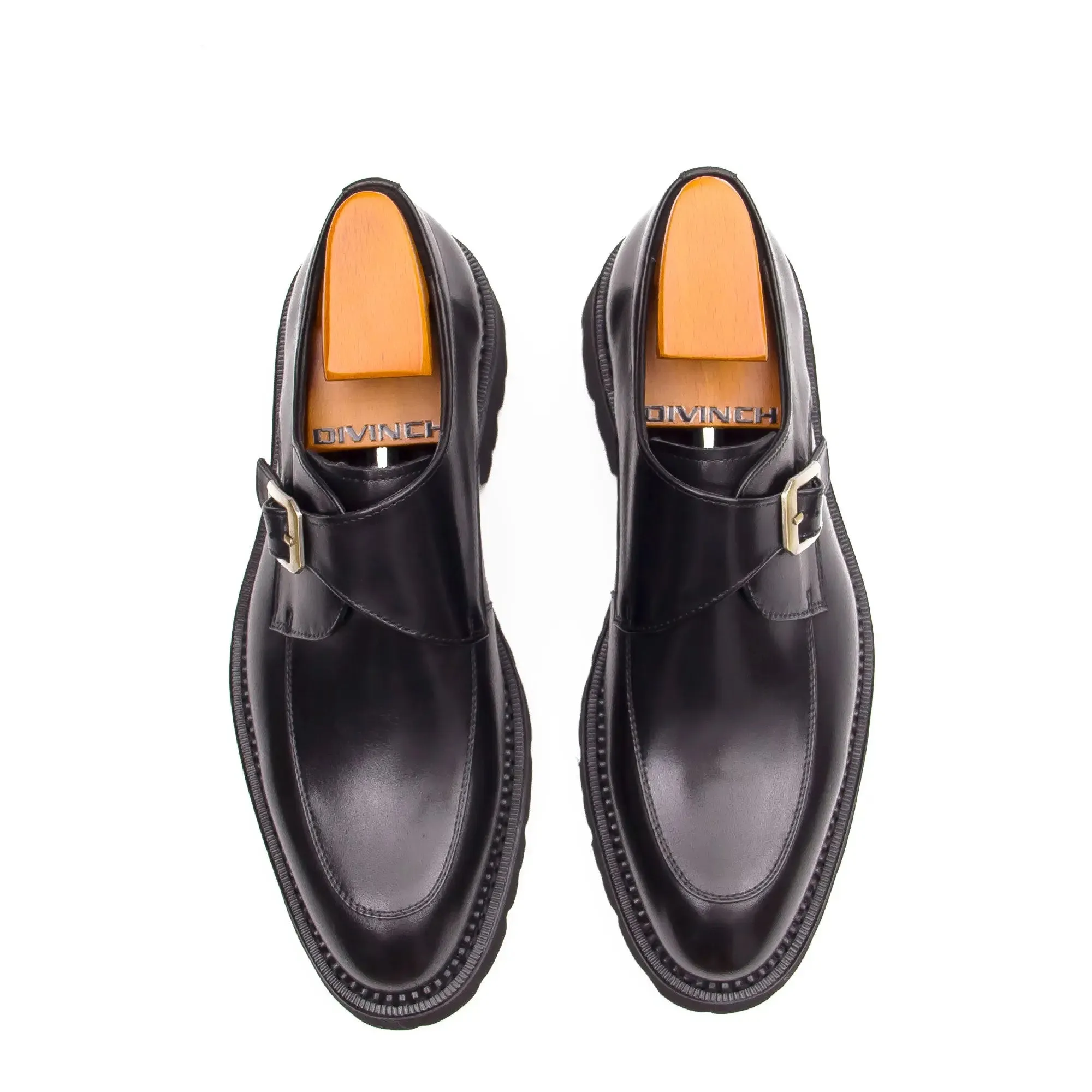 Formal Thick-Soled Monk Shoes D96151