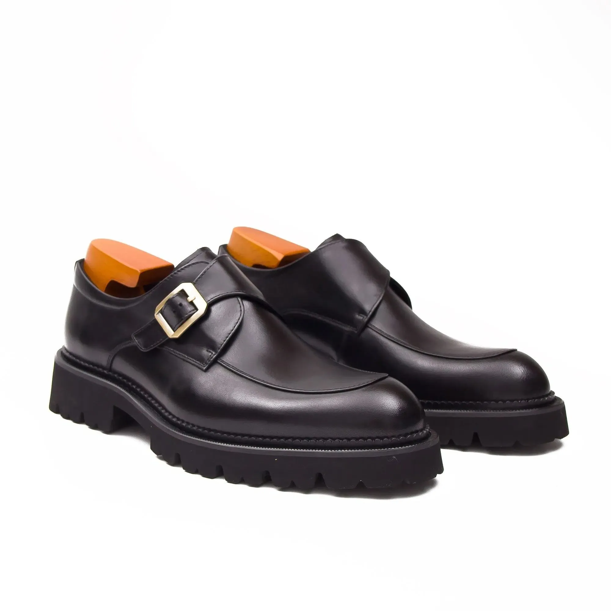 Formal Thick-Soled Monk Shoes D96151