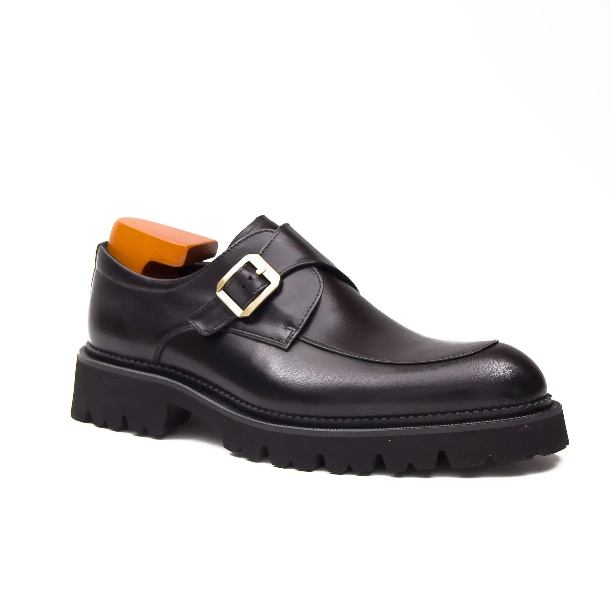 Formal Thick-Soled Monk Shoes D96151