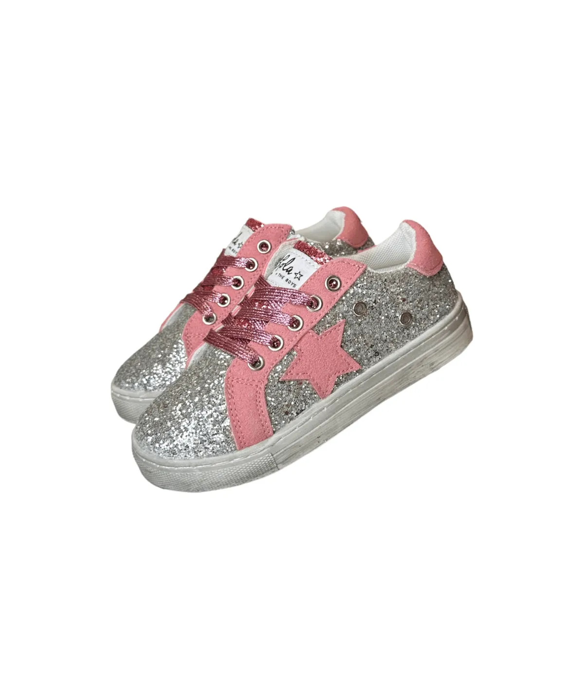 Glitter Pink Star Sneaker