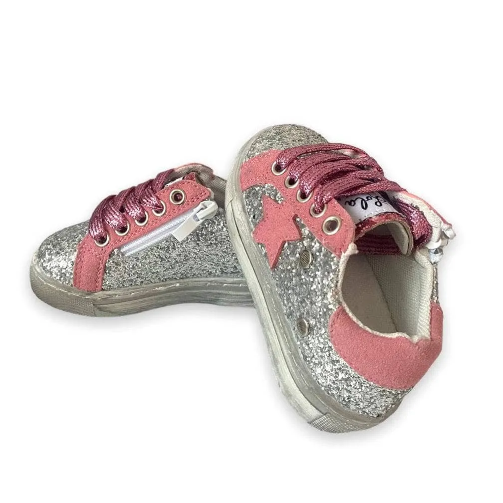 Glitter Pink Star Sneaker