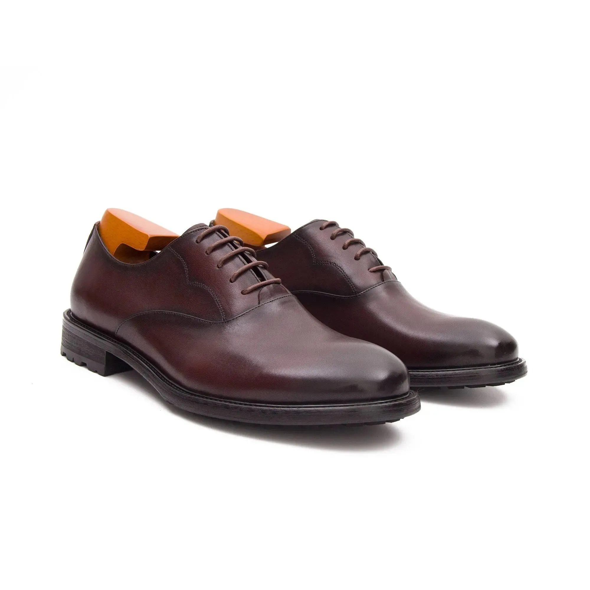 Hand Washed Leather Shoes Derby 99802