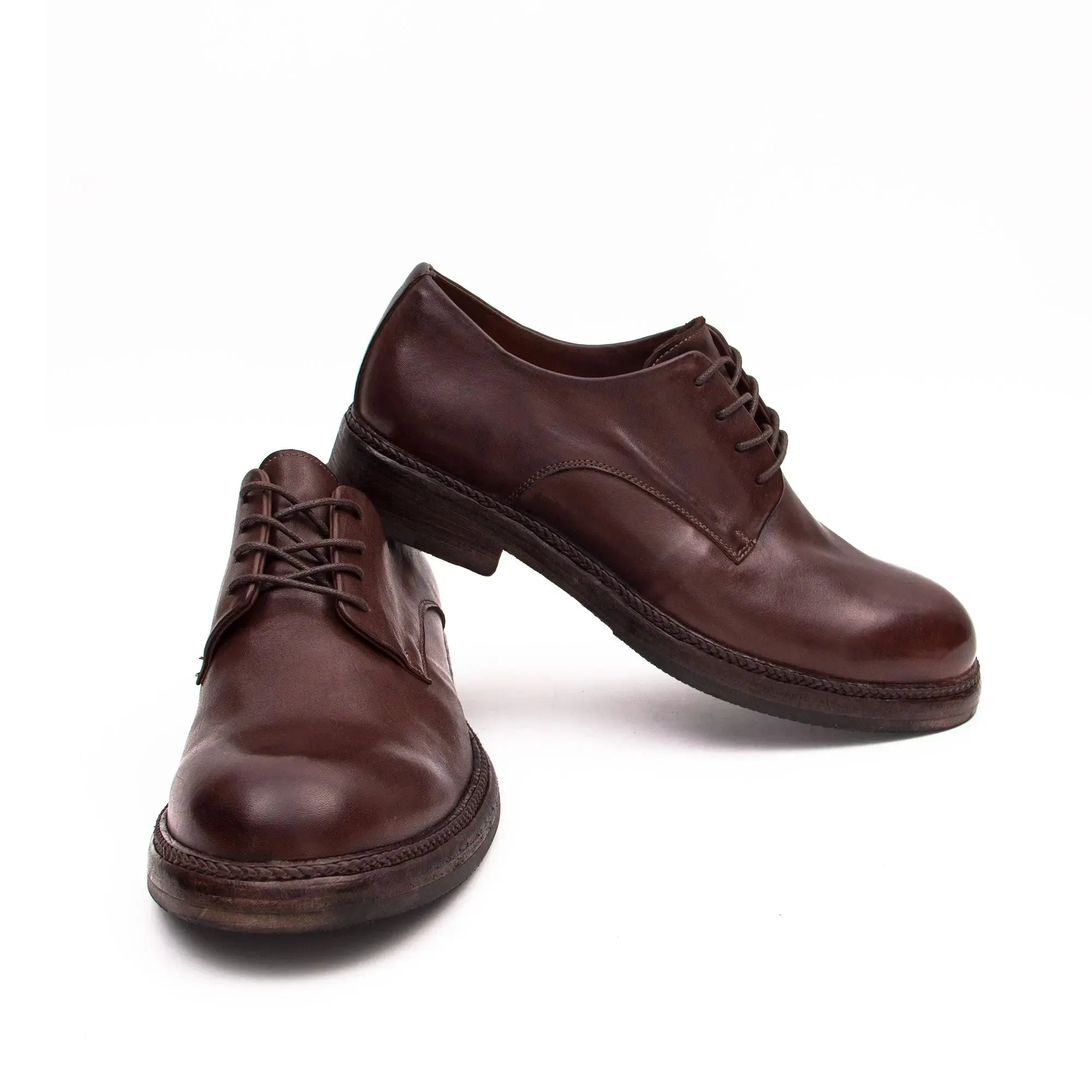 Handcrafted Goodyear Welt Derby Shoes