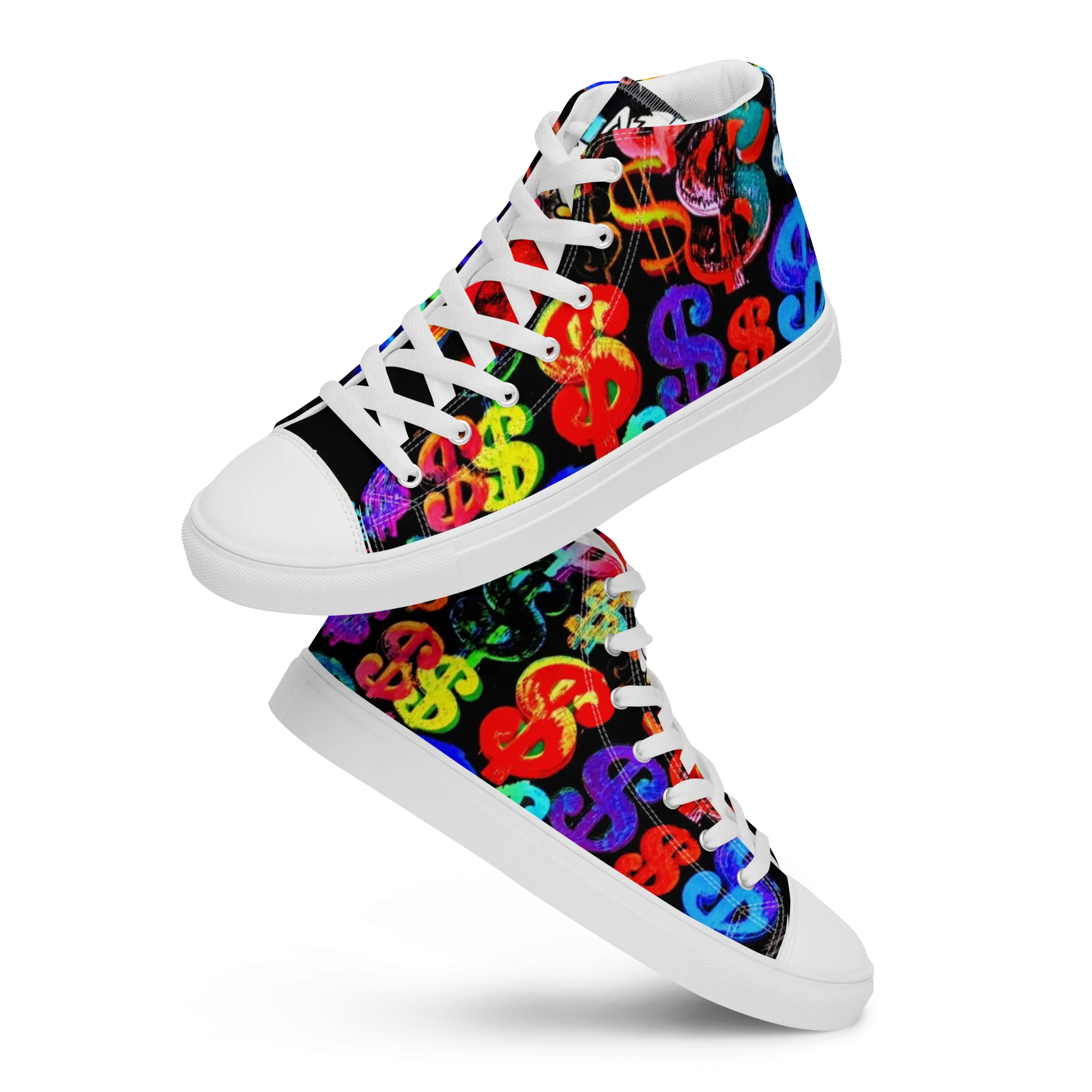 high top canvas shoes