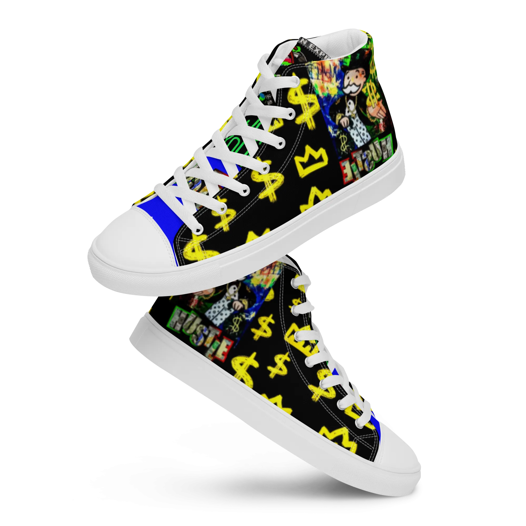 high top canvas shoes